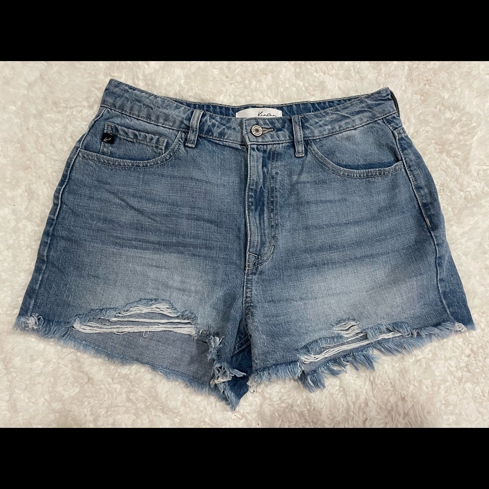 KanCan Relaxed High Waist Shorts